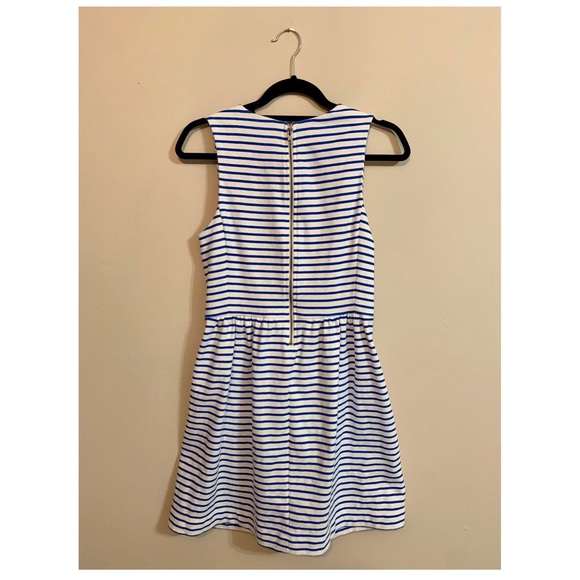 J. Crew blue and white striped dress - Picture 2 of 3